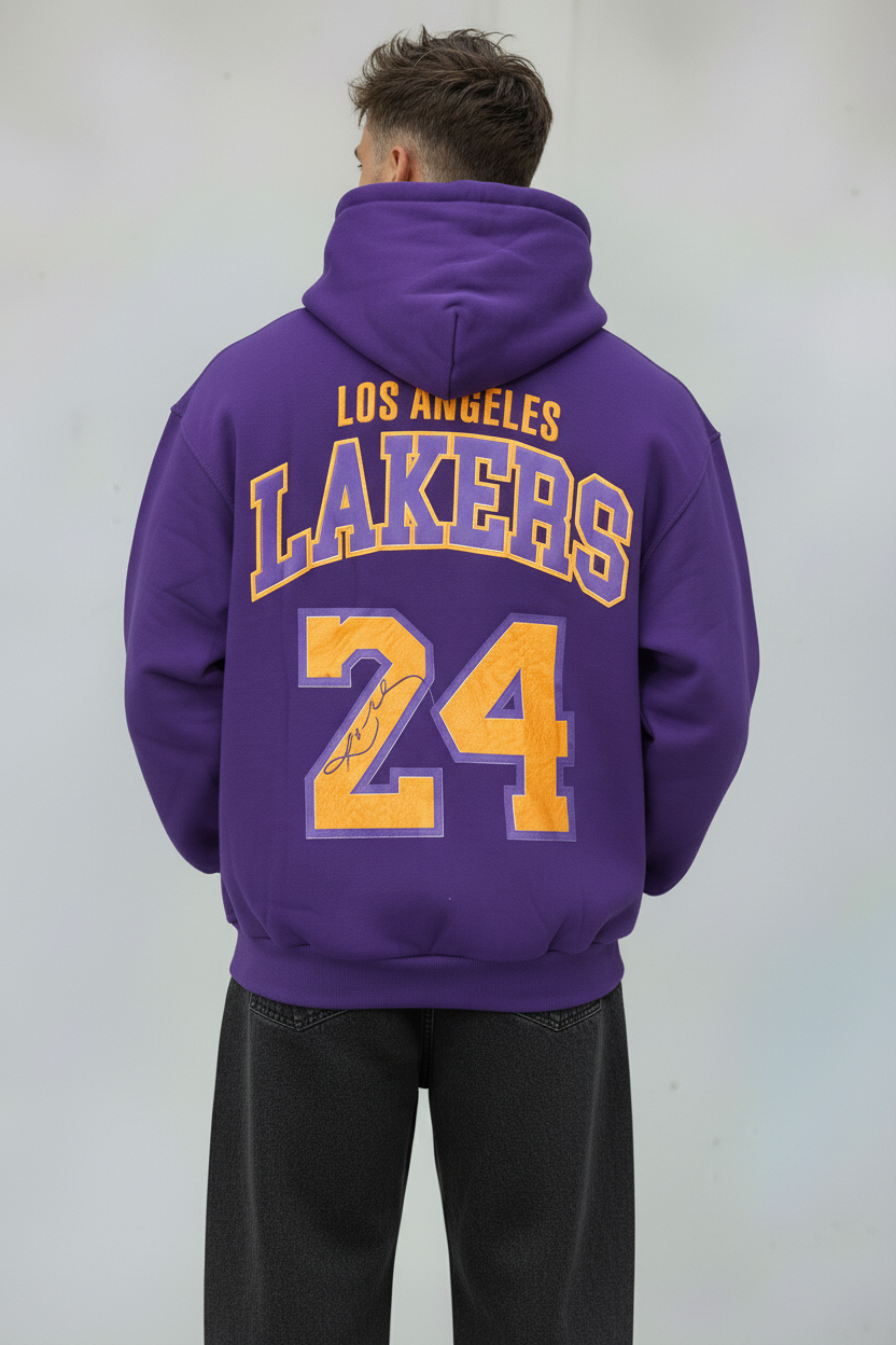 FELPA CON CAPPUCCIO LAKERS   - B.U. - ART. W25 / H 54
