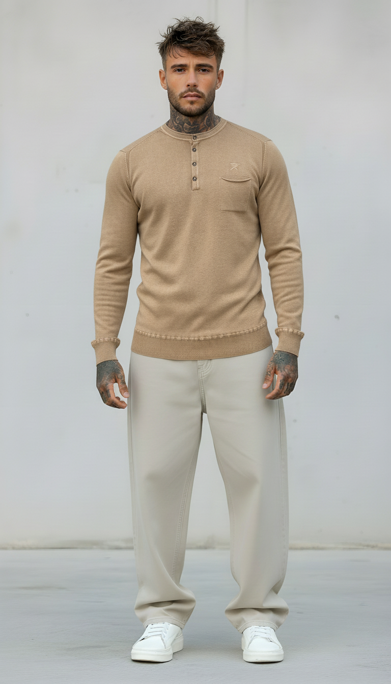 SERAFINO BOTTONI CON TASCHINO MAGLIA - BERNA - *ART. 230111245 - COL. COLONIALE