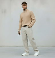 DOLCEVITA ZIP  - ONLY&SONS - ART. 22033785 - COL. OATMEAL BEIGE