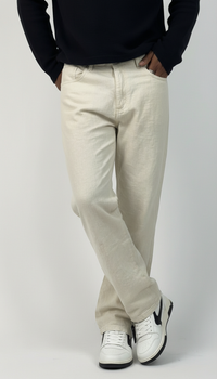 PANTALONE UOMO  LINO CROPPED  PIU' COLORI - BERNA - ART. 261209