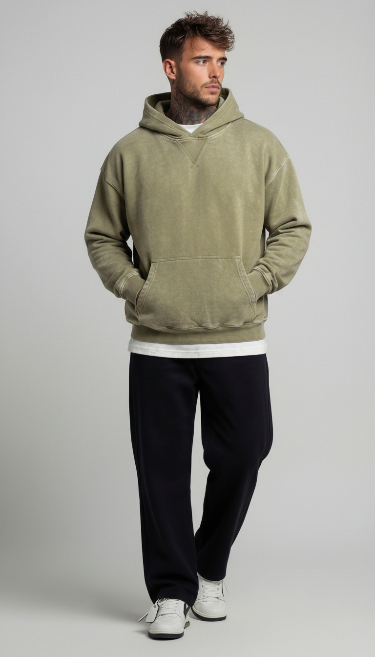 FELPA CON CAPPUCCIO SLAVATA  - ONLY&SONS - ART. 22031917 DUE COLORI