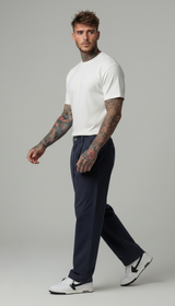 PANTALONE VERDE CHIARO CINTA DENIM  - BERNA - ART. 261390