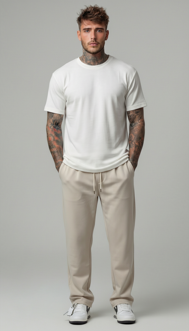 PANTALONI NERO CON COULISSE  - IMPERIAL - ART. PC8QLBQ