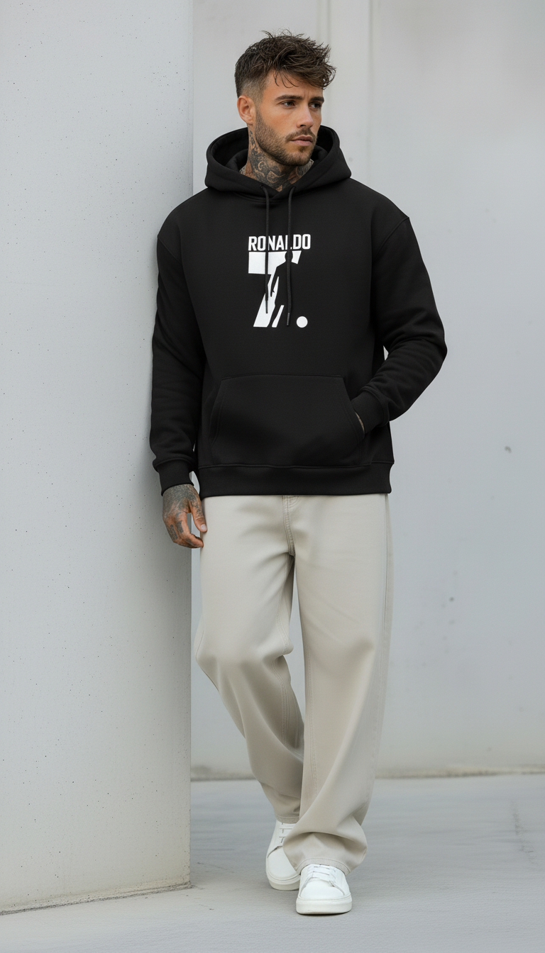 FELPA CON CAPPUCCIO - E. - ART. RONALDO 7