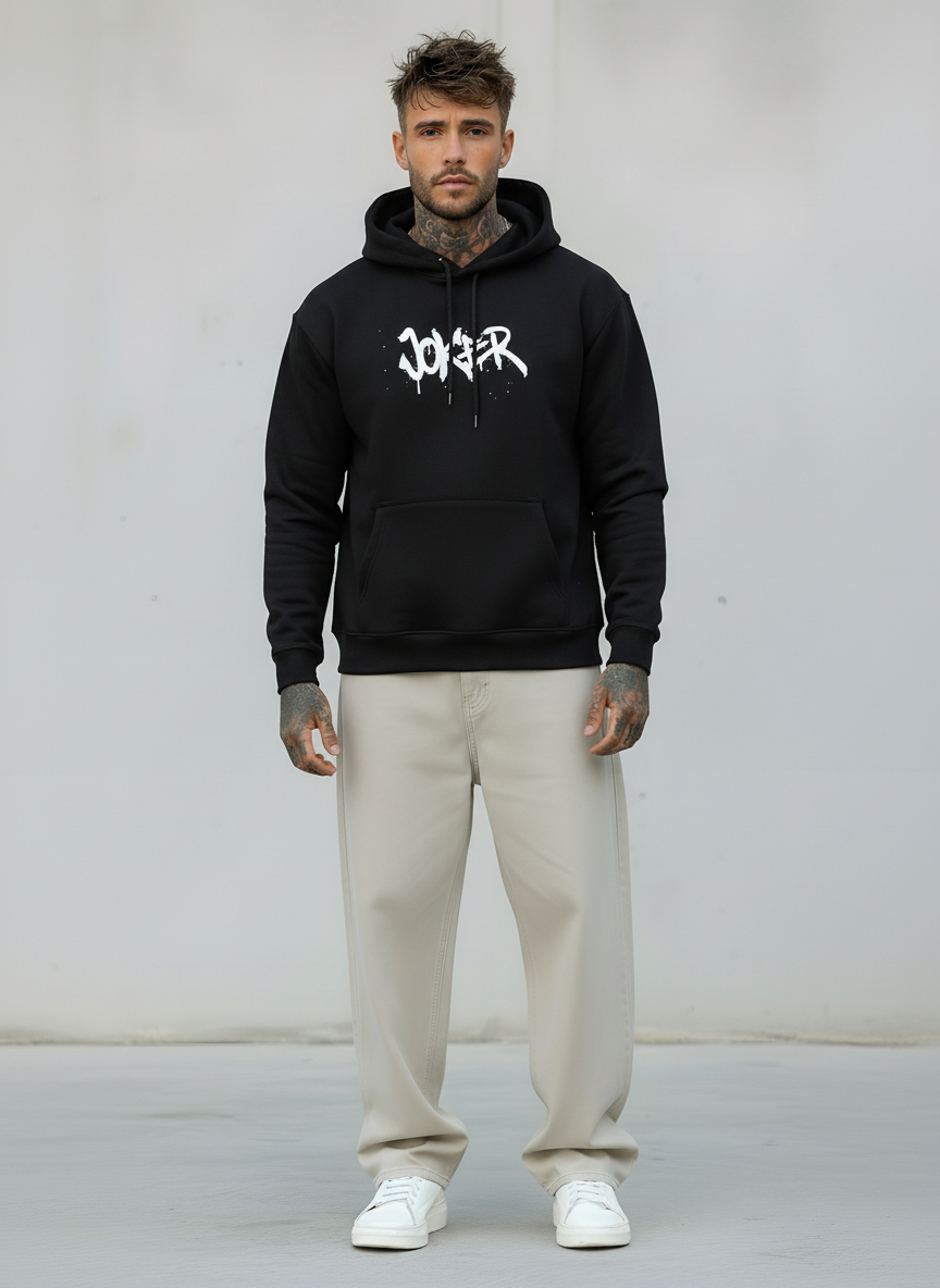 FELPA CON CAPPUCCIO JOKER - E. - ART. JOKER NOLAN