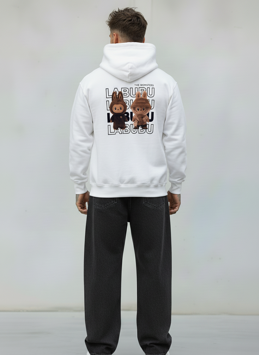 FELPA CON CAPPUCCIO - E. - ART. LABUBU THE MONSTERS
