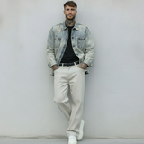 GIACCA CAMICIA JEANS - BERNA - ART. 21013430 - COL. DENIM ROTTURE