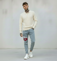 JEANS - HAMEN - DIPINTO A MANO -  ART. SNOOPY