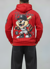 FELPA CON CAPPUCCIO YANKESS TAZMANIA - B.U. - ART. W25 / H - 16