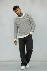 GIROCOLLO PANNOCCHIA BICOLORE - BERNA - ART. 233110338 - COL. PANNA / PERLA