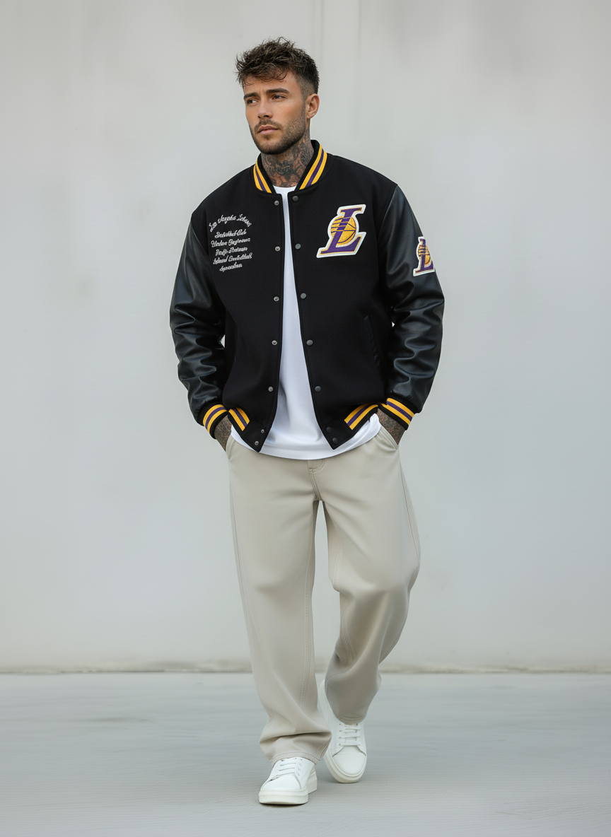 GIUBBINO COLLEGE LAKERS KOLEJ - B.U. - ART. W25 CLG 03 - Spedito in 15 Giorni