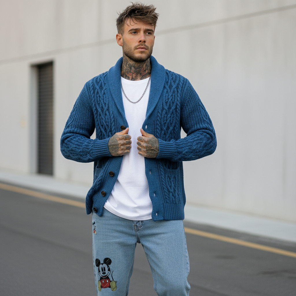 GIACCA MAGLIA COLLO SCIALLATO - BERNA - *ART. 233033