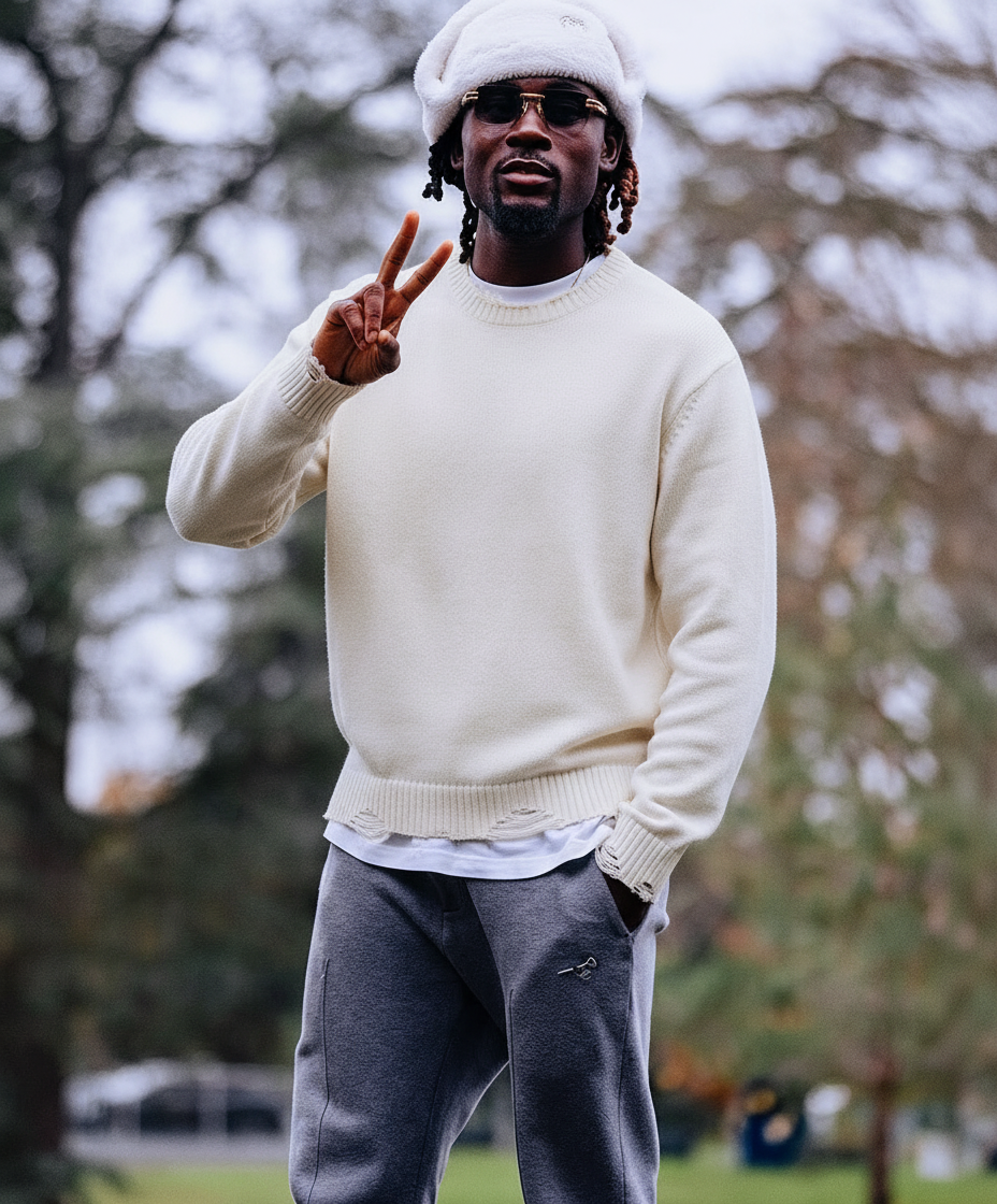 MAGLIONCINO GIROCOLLO CON ROTTURE - ONLY&SONS - ART. 22034238