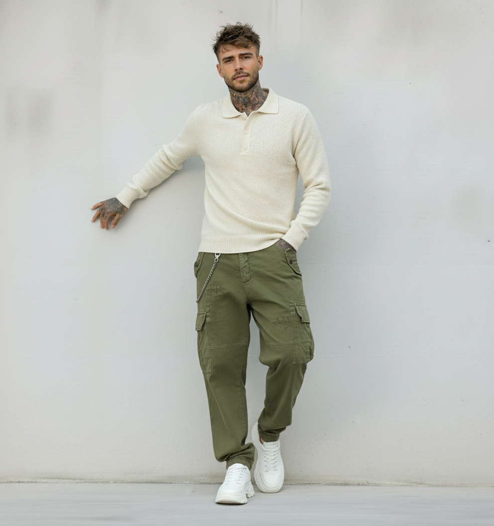 PANTALONE TASCONI - BERNA - ART. 2523496 - COL. VERDE