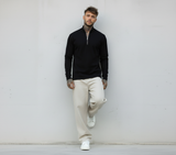 MAGLIONCINO LUPETTO CON ZIP - ONLY&SONS - ART. 22021264 - COL. BLACK