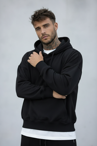 FELPA CON CAPPUCCIO CUCITURE ESTERNE - BERNA - ART. 252392