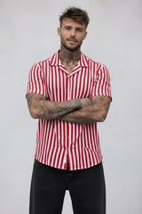 CAMICIA10 MANICA CORTA - ONLY&SONS - ART. 22013267 - COL. CRANBERRY