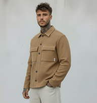 CAMICIONE OVERSHIRT CON MAXI TASCHE - BERNA - ART. 252125250 - COL. TERRA