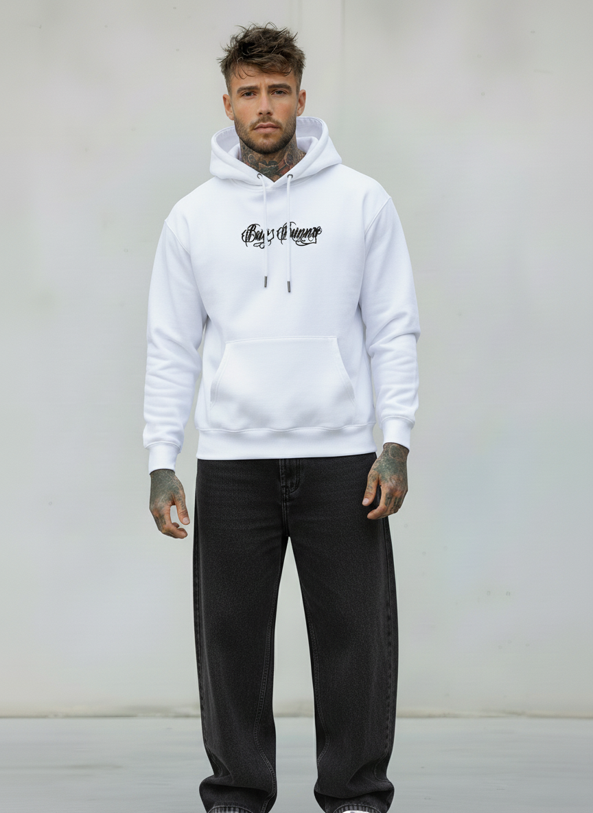 FELPA CON CAPPUCCIO BUGS BUNNY - B.U. - ART. W25 / H - 41 COL BIANCO