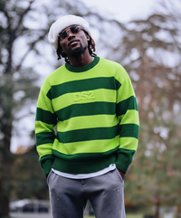 MAGLIONCINO A RIGHE - DS2 - ART. FW252119 - COL. VERDE