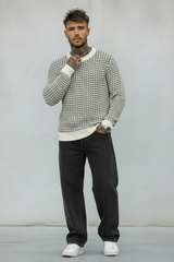 GIROCOLLO PANNOCCHIA BICOLORE - BERNA - ART. 233110338 - COL. PANNA / PERLA