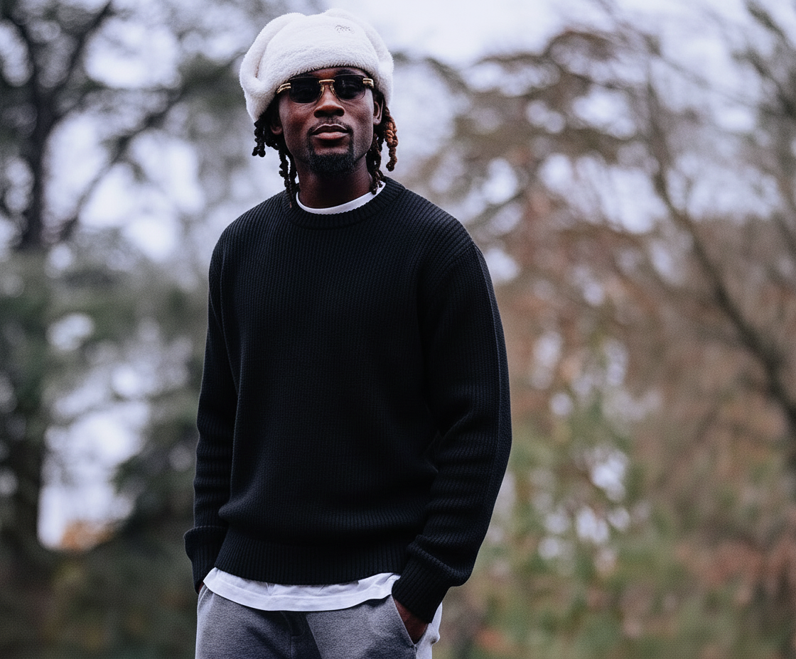 MAGLIONCINO GIROCOLLO CON ROTTURE - ONLY&SONS - ART. 22034238