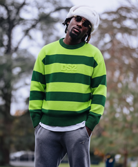 MAGLIONCINO A RIGHE - DS2 - ART. FW252119 - COL. VERDE