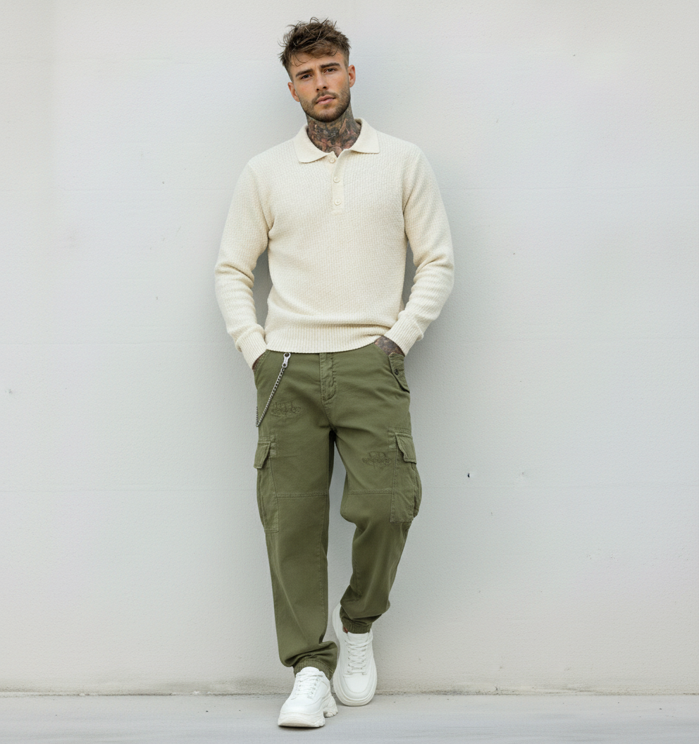 PANTALONE TASCONI - BERNA - ART. 2523496 - COL. VERDE