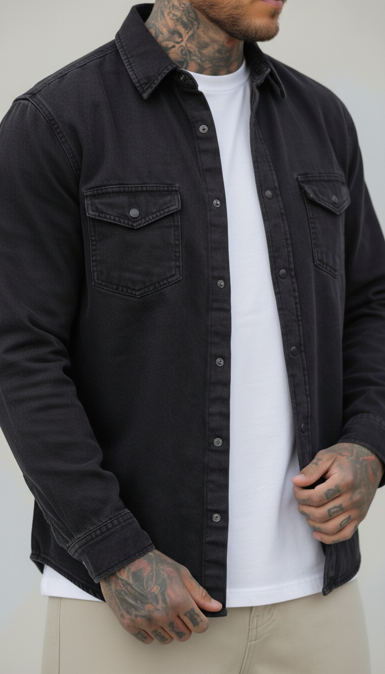 CAMICIA DI JEANS UOMO - ONLY&SONS - REGULAR FIT DENIM PIU'COLORI - ART. 22023247