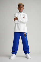 PANTALONE DI TUTA BAMBINO OVER  PIU' COLORI - STAMPA ORSO  - HAMEN - ART. ORSO