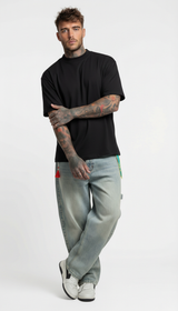 T-SHIRT UOMO VINTAGE  BOXY  BASICA  PIU' COLORI  - BERNA - ART. 261242