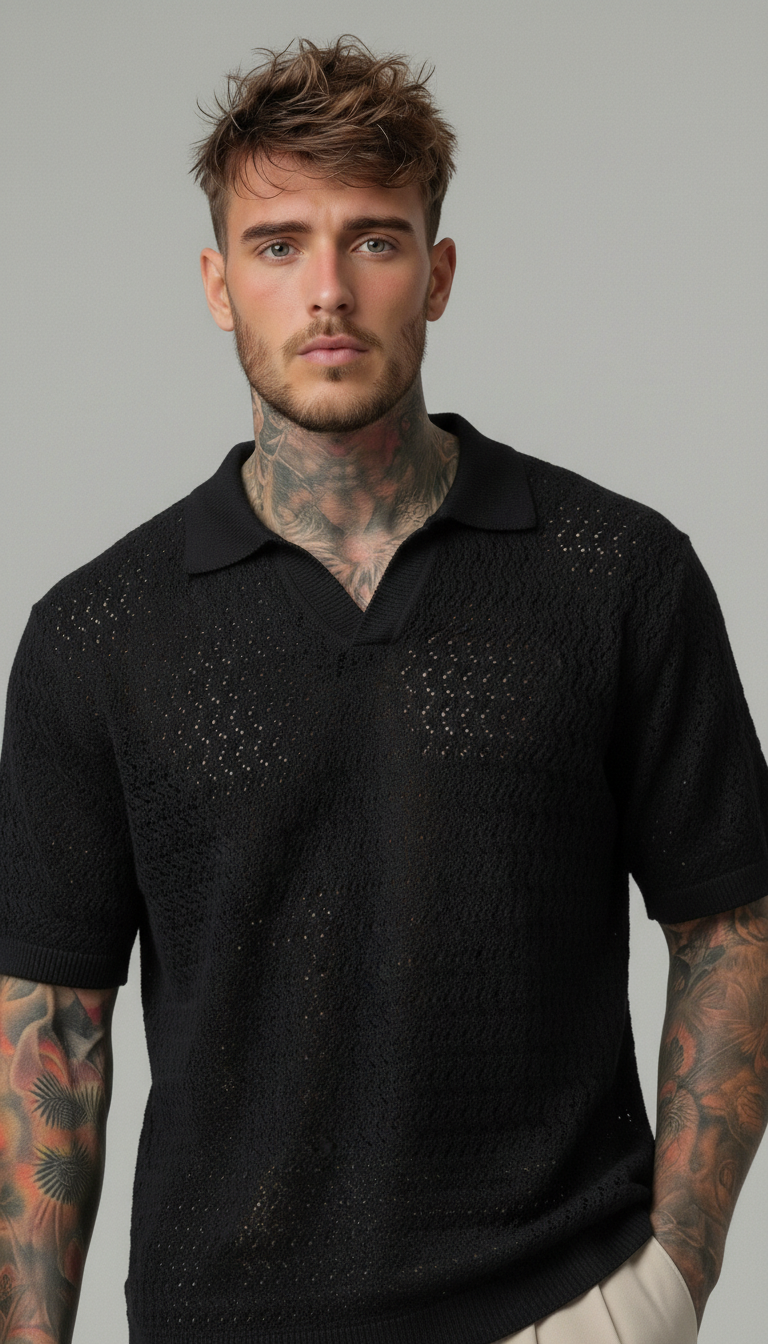 POLO  IN MAGLIA TRAFORATA  - ONLY&SONS - ART. 22037952