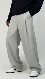 PANTALONI BAGGY-FIT CON VITA ELASTICA  E PIEGHE - IMPERIAL - ART. PE6YLBR