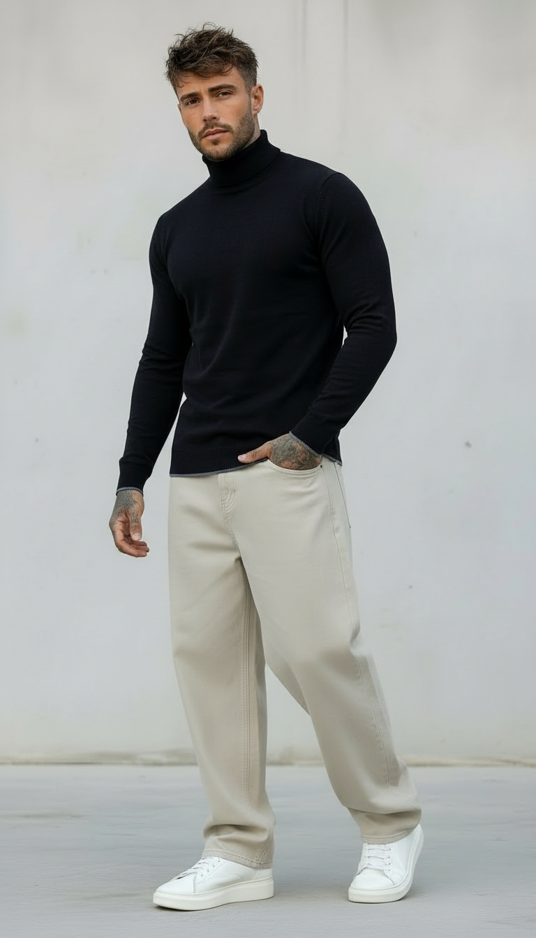 DOLCEVITA TOPPE RICAMATE - BERNA - ART. 2150001 - COL. NERO