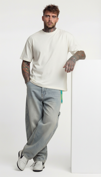 T-SHIRT GIROCOLLO - NEW JOB BRAND - ART. 8204 - COL. BIANCO