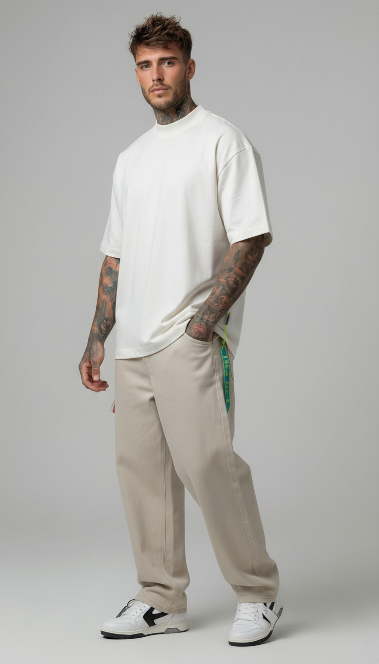 T-SHIRT UOMO  BOXY FIT  BASICA  PIU' COLORI  - BERNA - ART. 261242