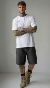 BERMUDA DI JEANS WASHED BLACK - ONLY & SONS  - ART. 22032957