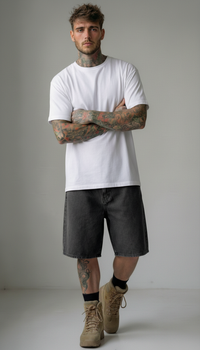 BERMUDA DI JEANS WASHED BLACK - ONLY & SONS  - ART. 22032957