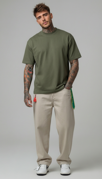 T-SHIRT UOMO  BOXY FIT  BASICA  PIU' COLORI  - BERNA - ART. 261242