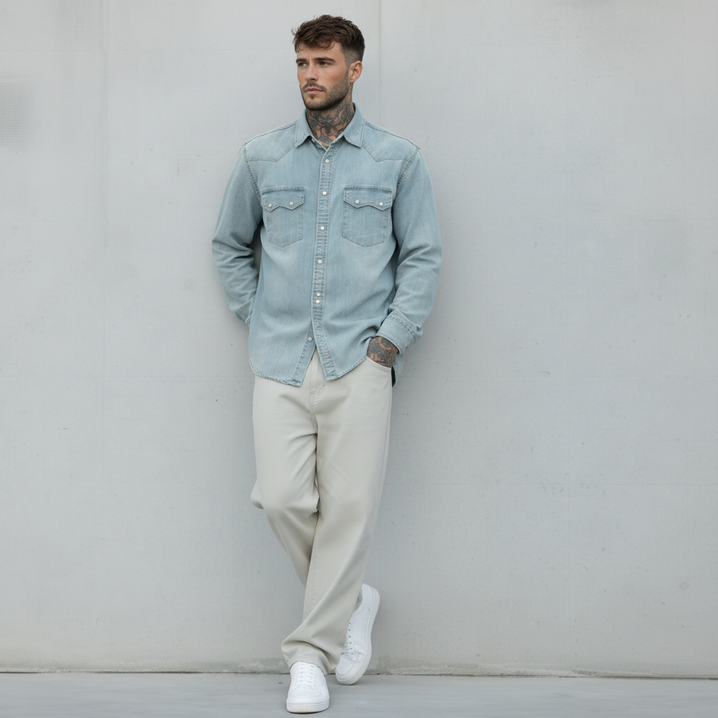 CAMICIA DI JEANS - BERNA - ART. 25124930 - COL. DENIM