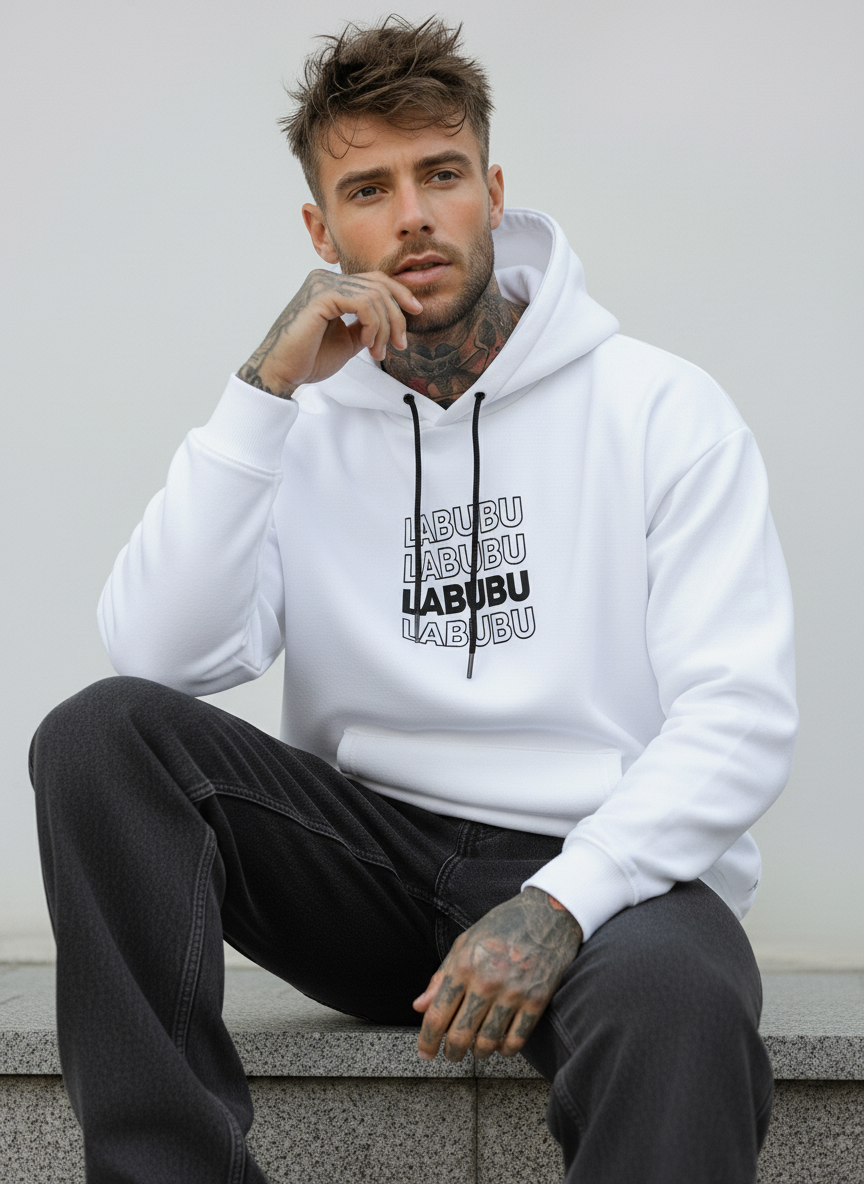 FELPA CON CAPPUCCIO - E. - ART. LABUBU THE MONSTERS