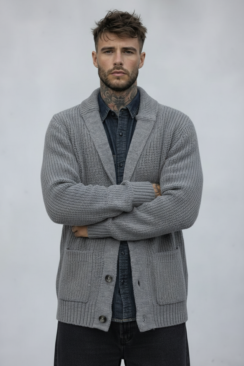 CARDIGAN - BERNA-  *ART. 23300614 - COL. GRIGIO