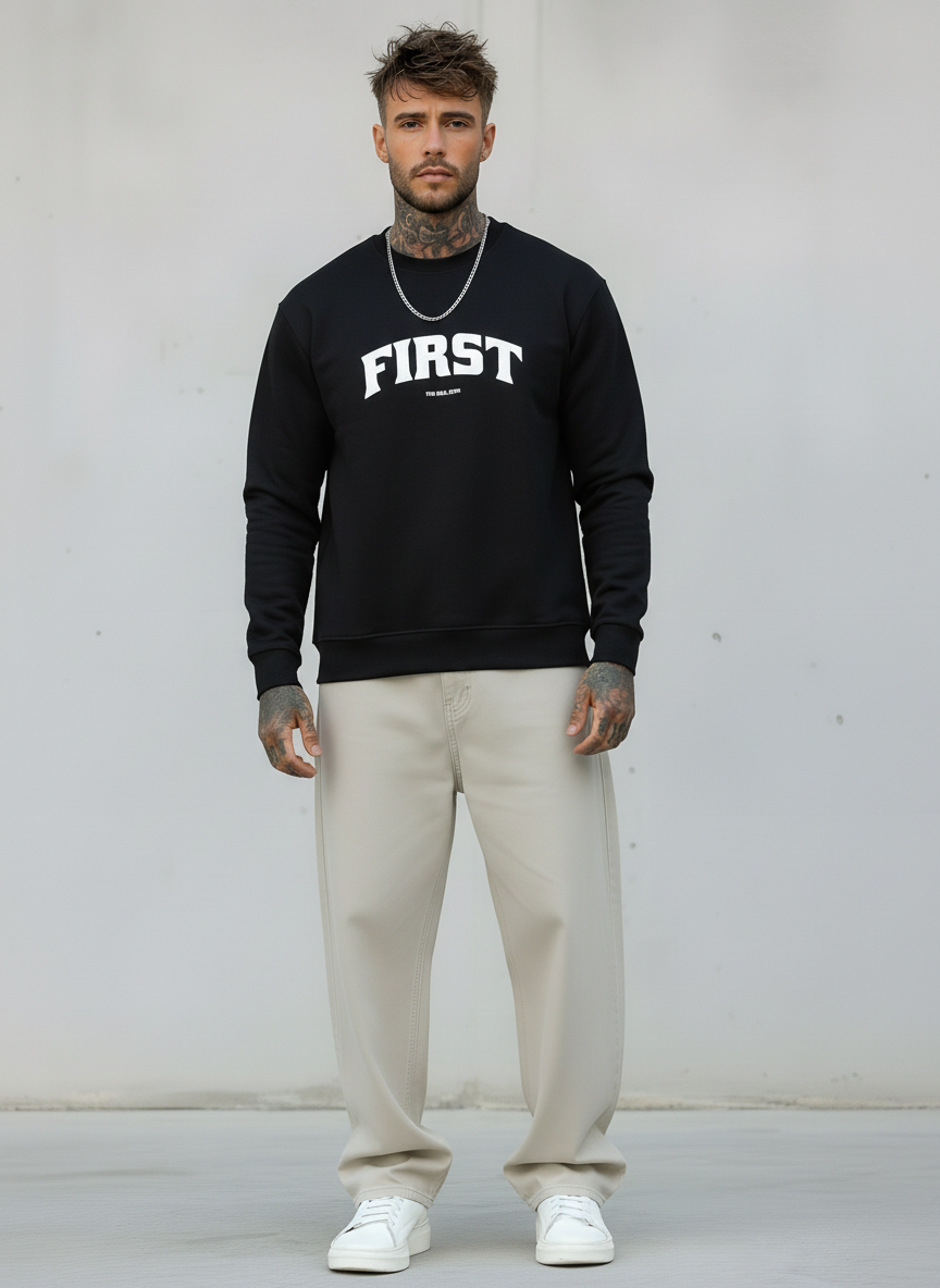 FELPA GIROCOLLO MIKE TYSON - E. - ART. FIRST THE REAL STAR "THE KING IS BACK"