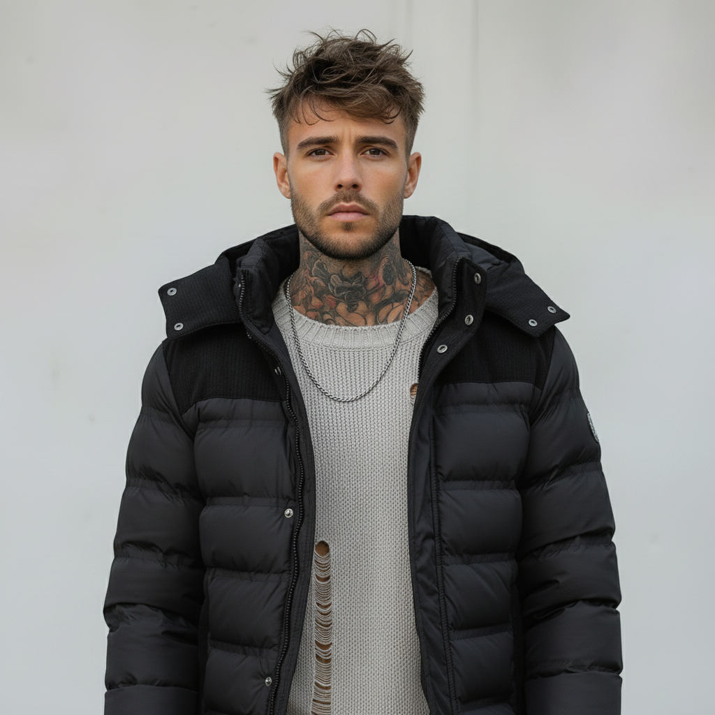 GIUBBINO CON CAPPUCCIO RIMOVIBILE - BERNA - ART. 246380