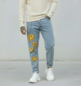 JEANS - HAMEN - DIPINTO A MANO -  ART. SMILE 10