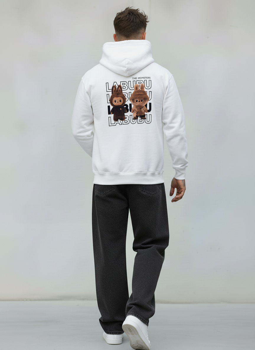 FELPA CON CAPPUCCIO - E. - ART. LABUBU THE MONSTERS