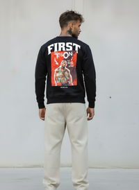 FELPA GIROCOLLO MIKE TYSON - E. - ART. FIRST THE REAL STAR "THE KING IS BACK"