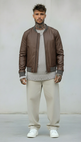 BOMBER GIUBBINO AVIATORE - BERNA - ART. 233244134 - COL. MORO