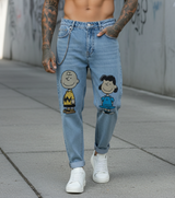 JEANS - HAMEN - DIPINTO A MANO -  ART. CHARLIE/SALLY