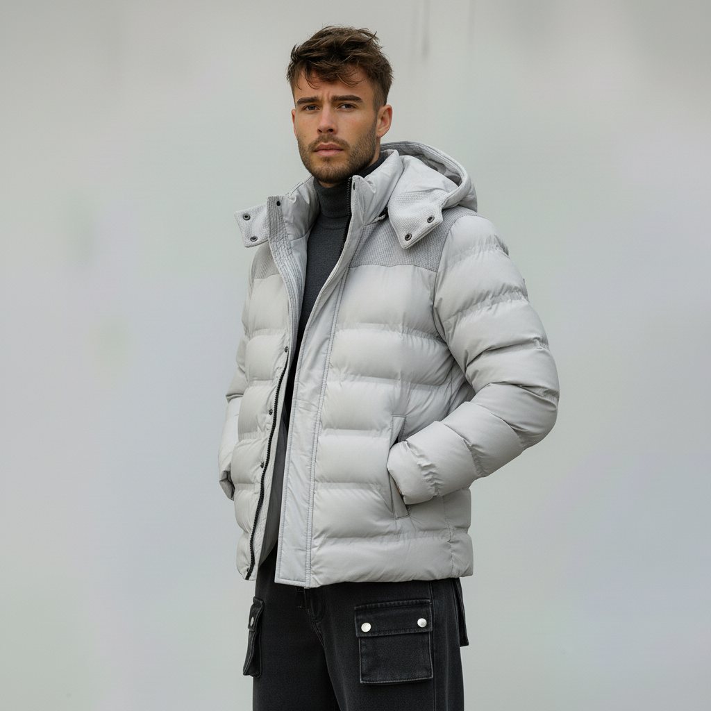 GIUBBINO CON CAPPUCCIO RIMOVIBILE - BERNA - ART. 246380